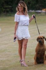 LIZZIE CUNDY Out with Her Dog in London 07/30/2020
