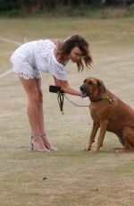 LIZZIE CUNDY Out with Her Dog in London 07/30/2020