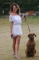 LIZZIE CUNDY Out with Her Dog in London 07/30/2020