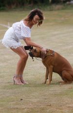 LIZZIE CUNDY Out with Her Dog in London 07/30/2020