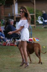 LIZZIE CUNDY Out with Her Dog in London 07/30/2020