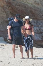 LUCIANA BARROSO and Matt Damon Out on the Beach in Malibu 08/18/2020