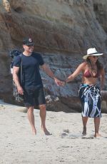 LUCIANA BARROSO and Matt Damon Out on the Beach in Malibu 08/18/2020