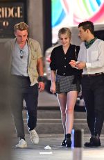 LUCY BOYNTON, Rami Malek and Ben Hardy Night Out in London 08/19/2020