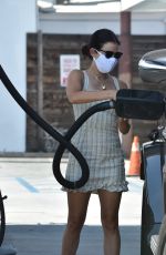 LUCY HALE at a Gas Station in Los Angeles 08/24/2020