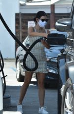 LUCY HALE at a Gas Station in Los Angeles 08/24/2020