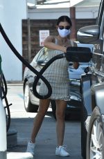 LUCY HALE at a Gas Station in Los Angeles 08/24/2020