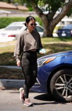LUCY HALE Out and About in Studio City 08/04/2020