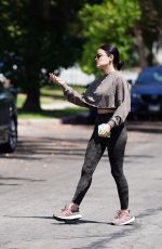 LUCY HALE Out and About in Studio City 08/04/2020
