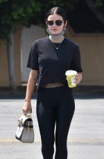 LUCY HALE Out and About in Studio City 08/19/2020
