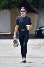 LUCY HALE Out and About in Studio City 08/19/2020