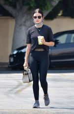 LUCY HALE Out and About in Studio City 08/19/2020