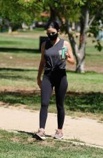 LUCY HALE Out at Valley Village Park in Studio City 08/03/2020