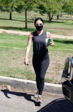 LUCY HALE Out at Valley Village Park in Studio City 08/03/2020