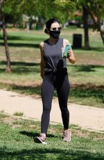 LUCY HALE Out at Valley Village Park in Studio City 08/03/2020