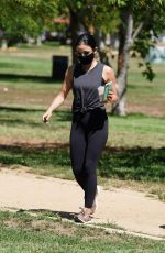 LUCY HALE Out at Valley Village Park in Studio City 08/03/2020