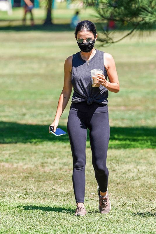 LUCY HALE Out at Valley Village Park in Studio City 08/03/2020