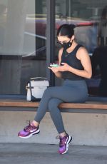 LUCY HALE Out for Coffee in Studio City 08/12/2020
