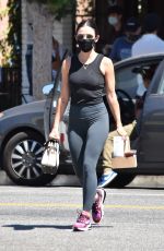 LUCY HALE Out for Coffee in Studio City 08/12/2020