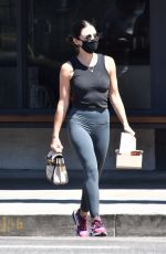 LUCY HALE Out for Coffee in Studio City 08/12/2020
