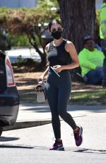 LUCY HALE Out for Coffee in Studio City 08/12/2020