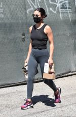 LUCY HALE Out for Coffee in Studio City 08/12/2020