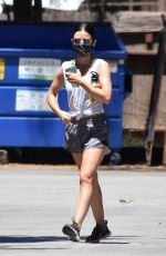 LUCY HALE Out Hiking in Studio City 08/01/2020