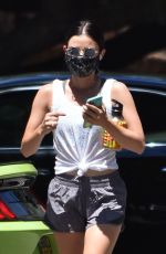 LUCY HALE Out Hiking in Studio City 08/01/2020