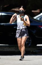 LUCY HALE Out Hiking in Studio City 08/01/2020