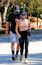 LUCY HALE Out Hiking in Studio City 08/05/2020