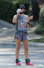LUCY HALE Out Hiking in Studio City 08/20/2020