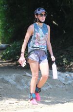 LUCY HALE Out Hiking in Studio City 08/20/2020