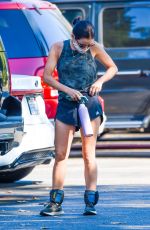 LUCY HALE Out Hikinig in Los Angeles 08/24/2020