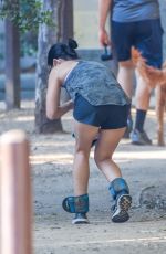 LUCY HALE Out Hikinig in Los Angeles 08/24/2020