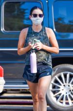 LUCY HALE Out Hikinig in Los Angeles 08/24/2020