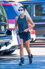 LUCY HALE Out Hikinig in Los Angeles 08/24/2020