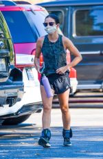 LUCY HALE Out Hikinig in Los Angeles 08/24/2020