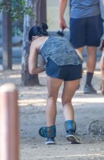 LUCY HALE Out Hikinig in Los Angeles 08/24/2020