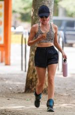 LUCY HALE Out Hikinig in Studio City 08/18/2020