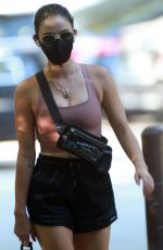 LUCY HALE Out Hikinig in Studio City 08/28/2020