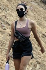 LUCY HALE Out Hikinig in Studio City 08/28/2020