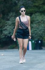 LUCY HALE Out Hikinig in Studio City 08/28/2020