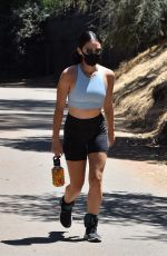 LUCY HALE Out Walking at Fryman Canyon in Studio City 08/14/2020