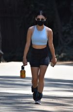 LUCY HALE Out Walking at Fryman Canyon in Studio City 08/14/2020