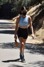 LUCY HALE Out Walking at Fryman Canyon in Studio City 08/14/2020