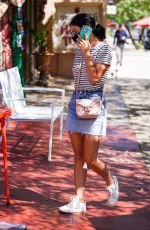 LUCY HALE Picking Up Lunch Out in Los Angeles 08/11/2020