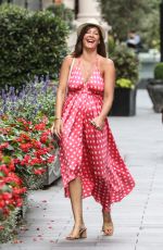 LUCY HOROBIN Arrives at Heart Dance Radio in London 08/18/2020
