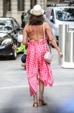 LUCY HOROBIN Arrives at Heart Dance Radio in London 08/18/2020