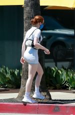 MADELAINE PETSCH in Tights Out for Coffee in Studio City 08/02/2020