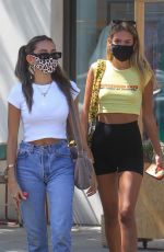 MADISON BEER in Denim and White Top Out in Los Angeles 08/28/2020